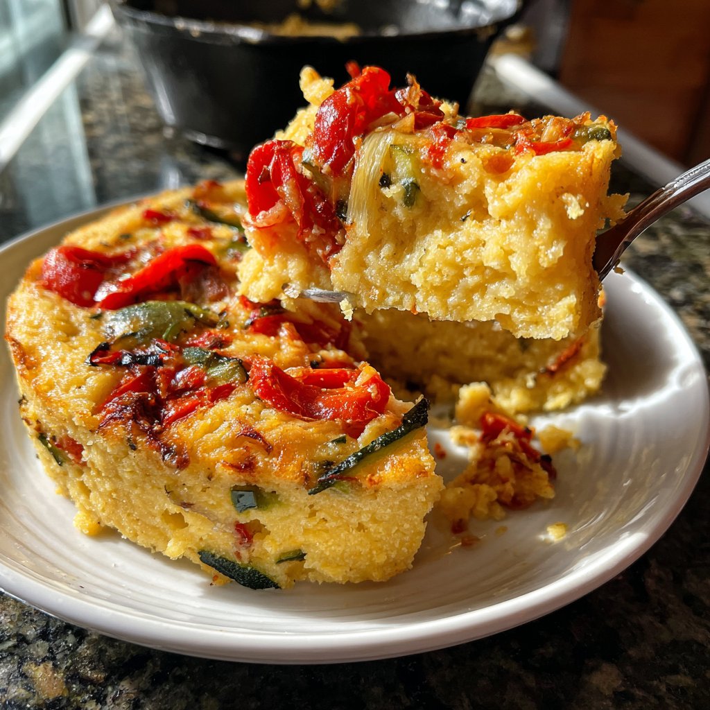 Polenta mit Ofengemüse