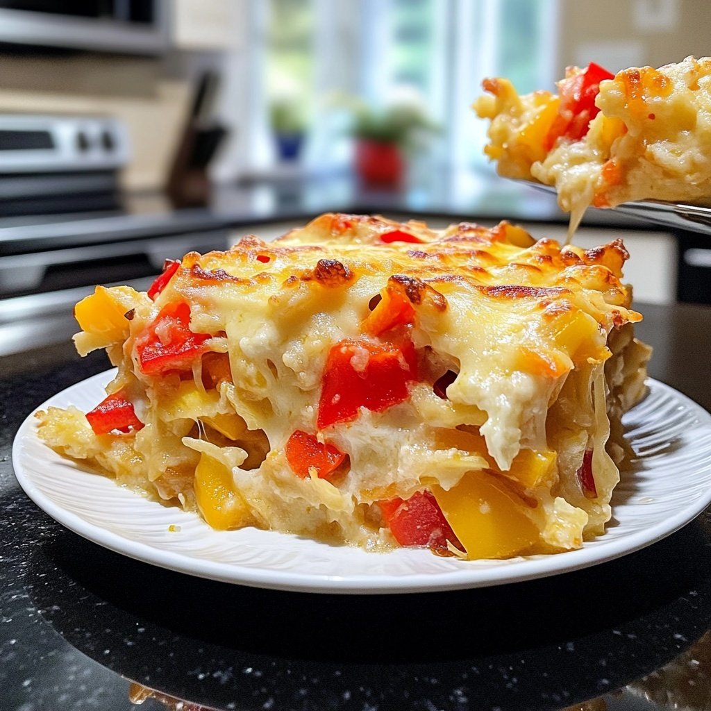 Gemüseauflauf mit Paprika