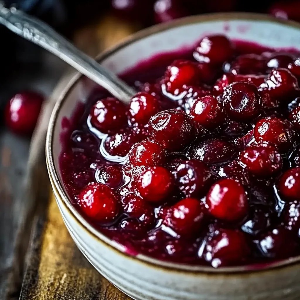 Hausgemachte Preiselbeersoße