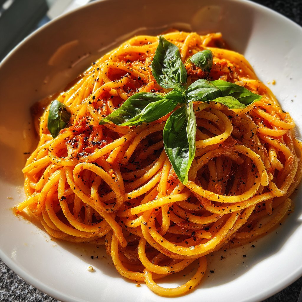 Abendessen mit Pasta