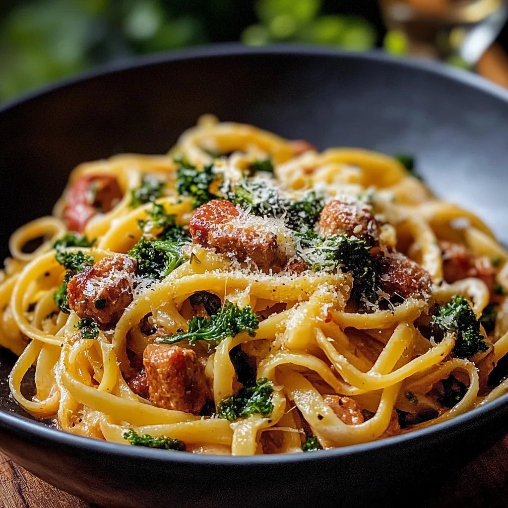 Merguez und Grünkohl Pasta