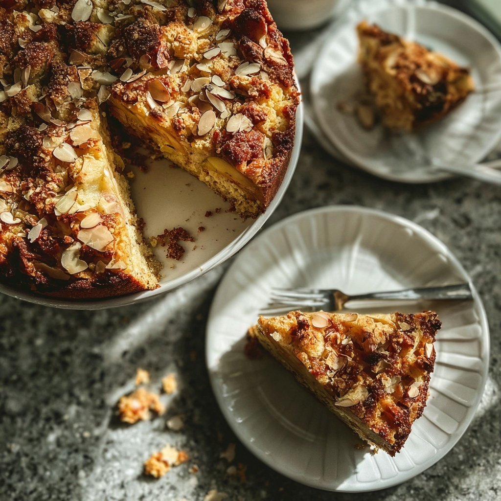 Karottenkuchen Mit Apfel Und Mandeln