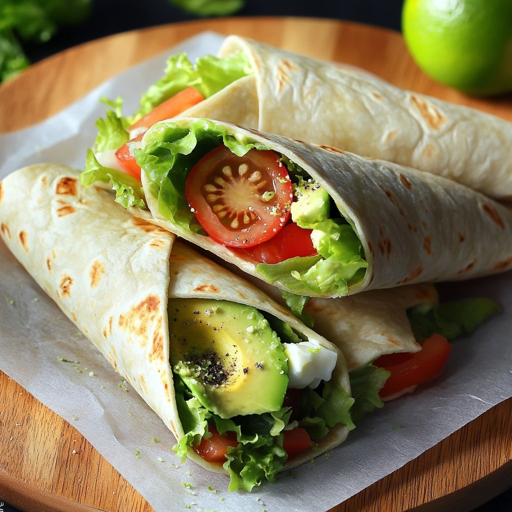 Wraps mit Avocado
