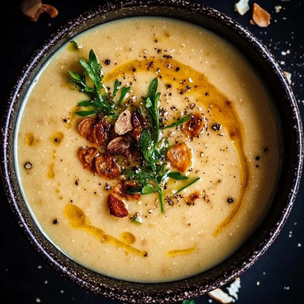 Maronensuppe mit Apfel