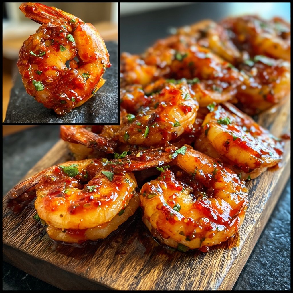 Gegrillte Garnelen Mit Chili