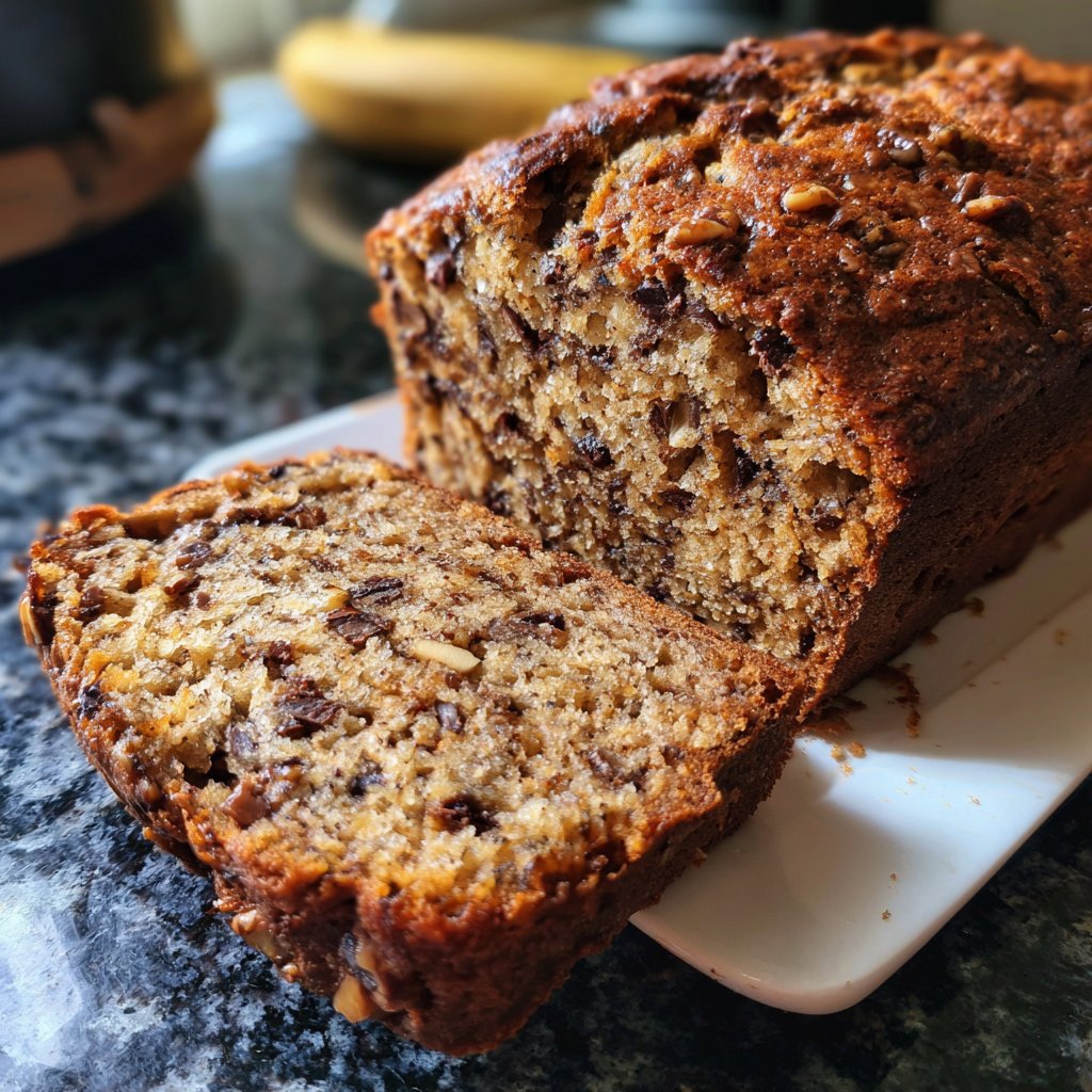 Bananenbrot ohne Zucker