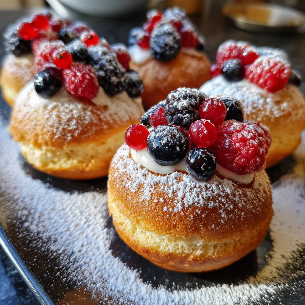 Mini-Törtchen mit Beeren