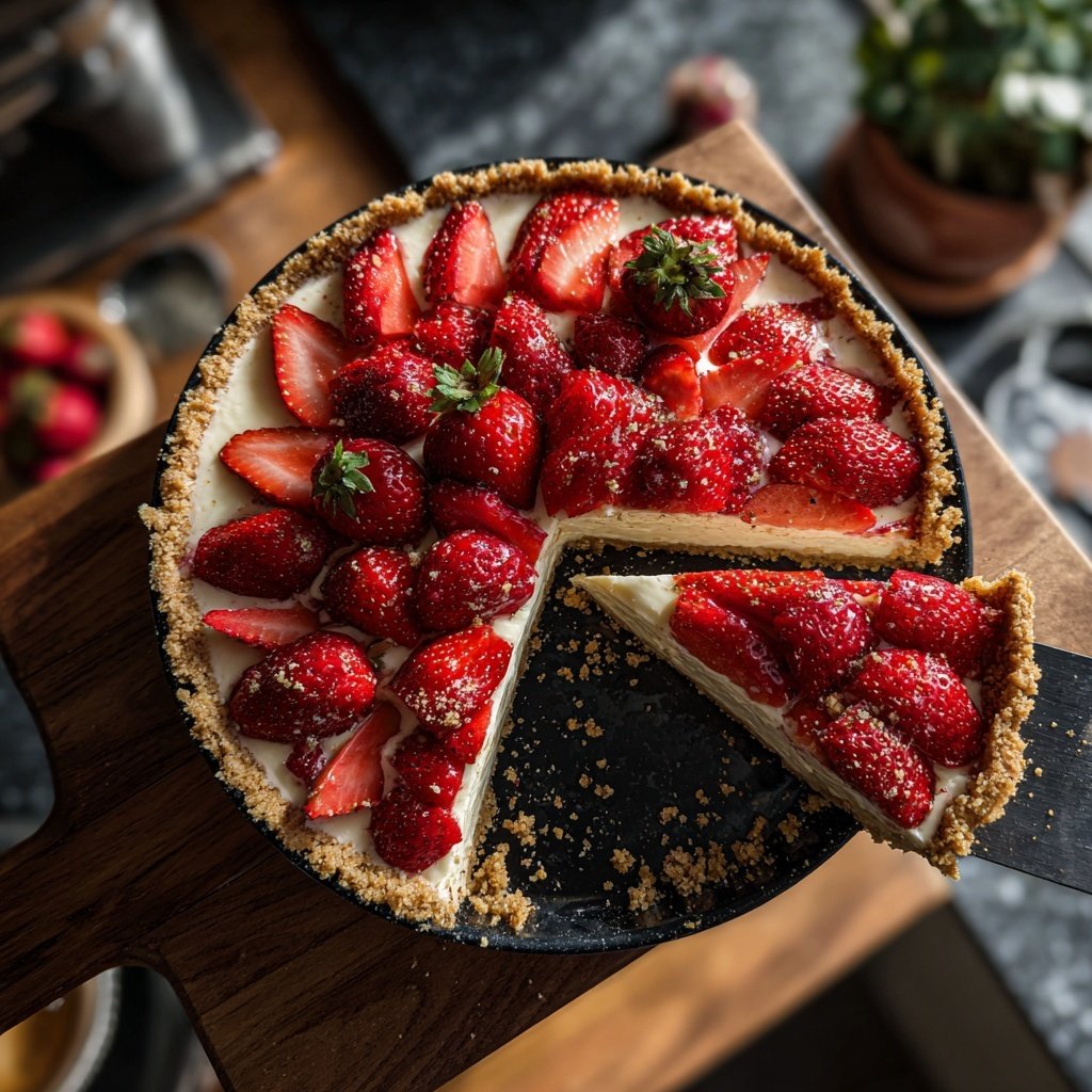 Erdbeer Vanille Tarte Mit Mürbeteigboden