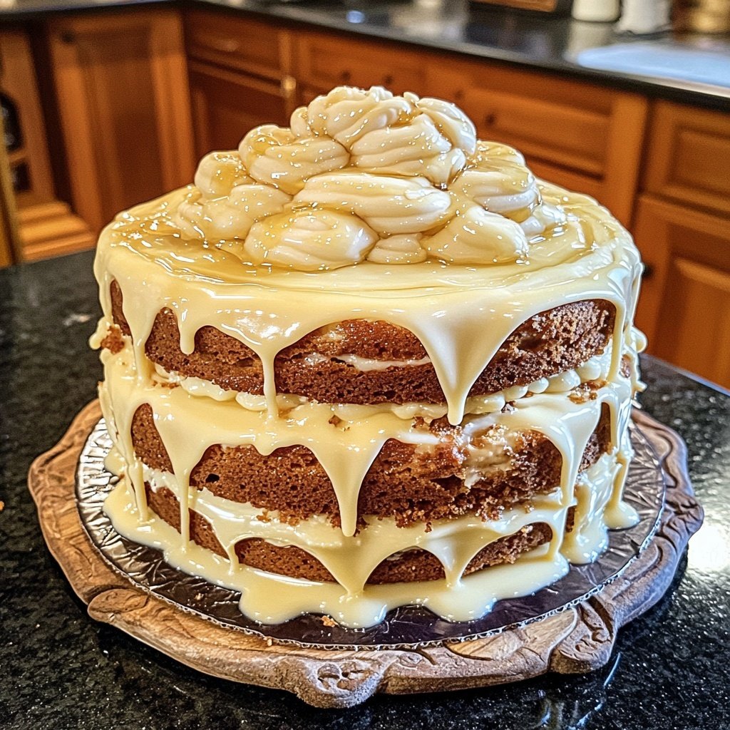 Dripcake-Weihnachtstorte