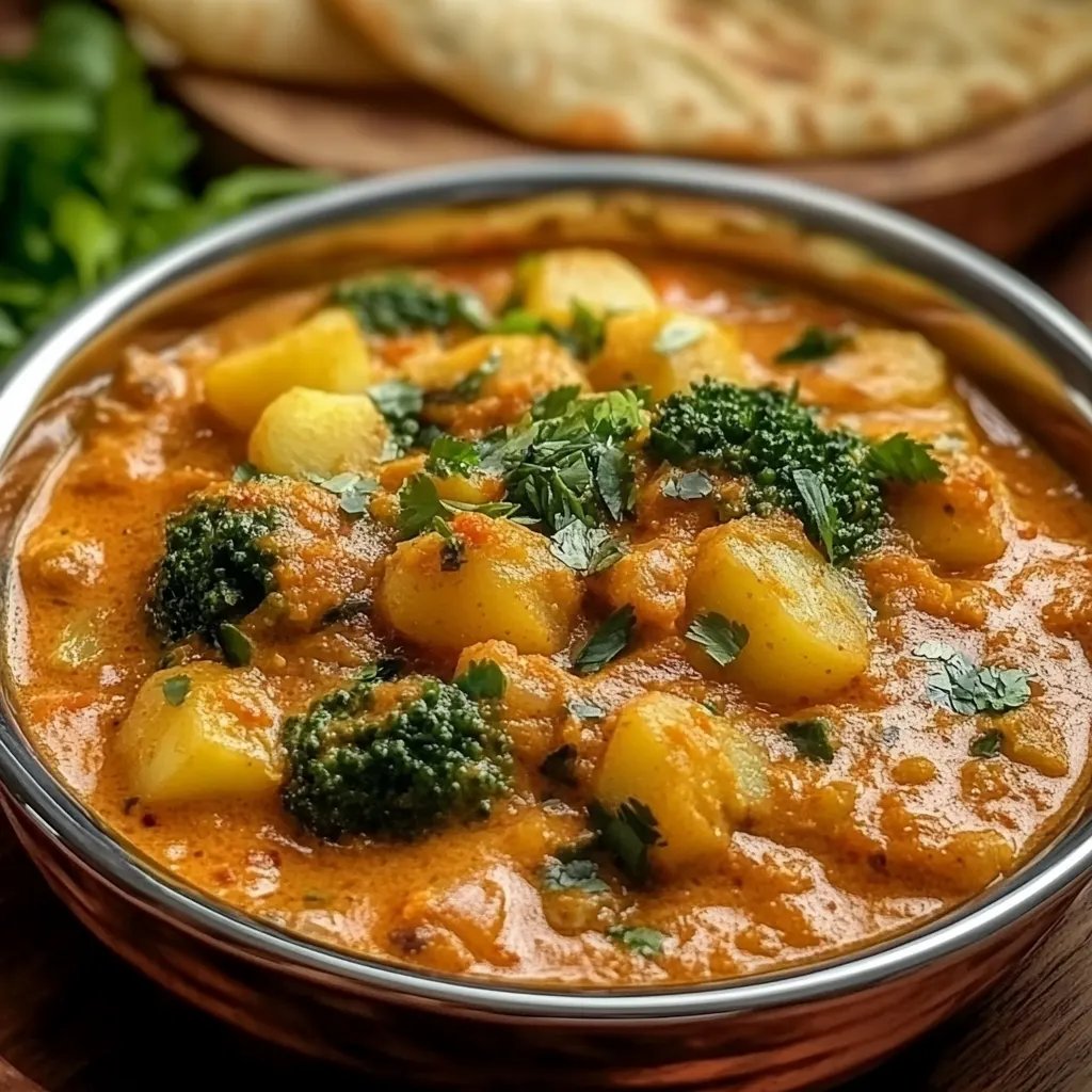 Cremiges Kartoffel-Brokkoli-Curry